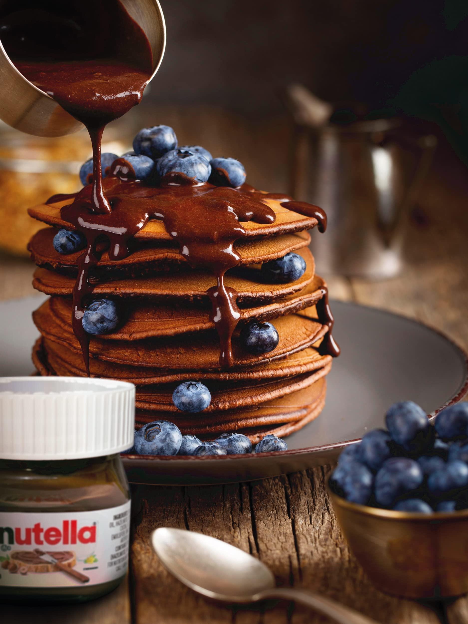 ATREVO Mini Nutella Glass Jars Chocolate Hazelnut Spread (0.88 Oz) (7 Units) Weekly Pack + 7 Mini Spoons Atrevo Bundle Pack. Made in Italy. Stockings Stuffers