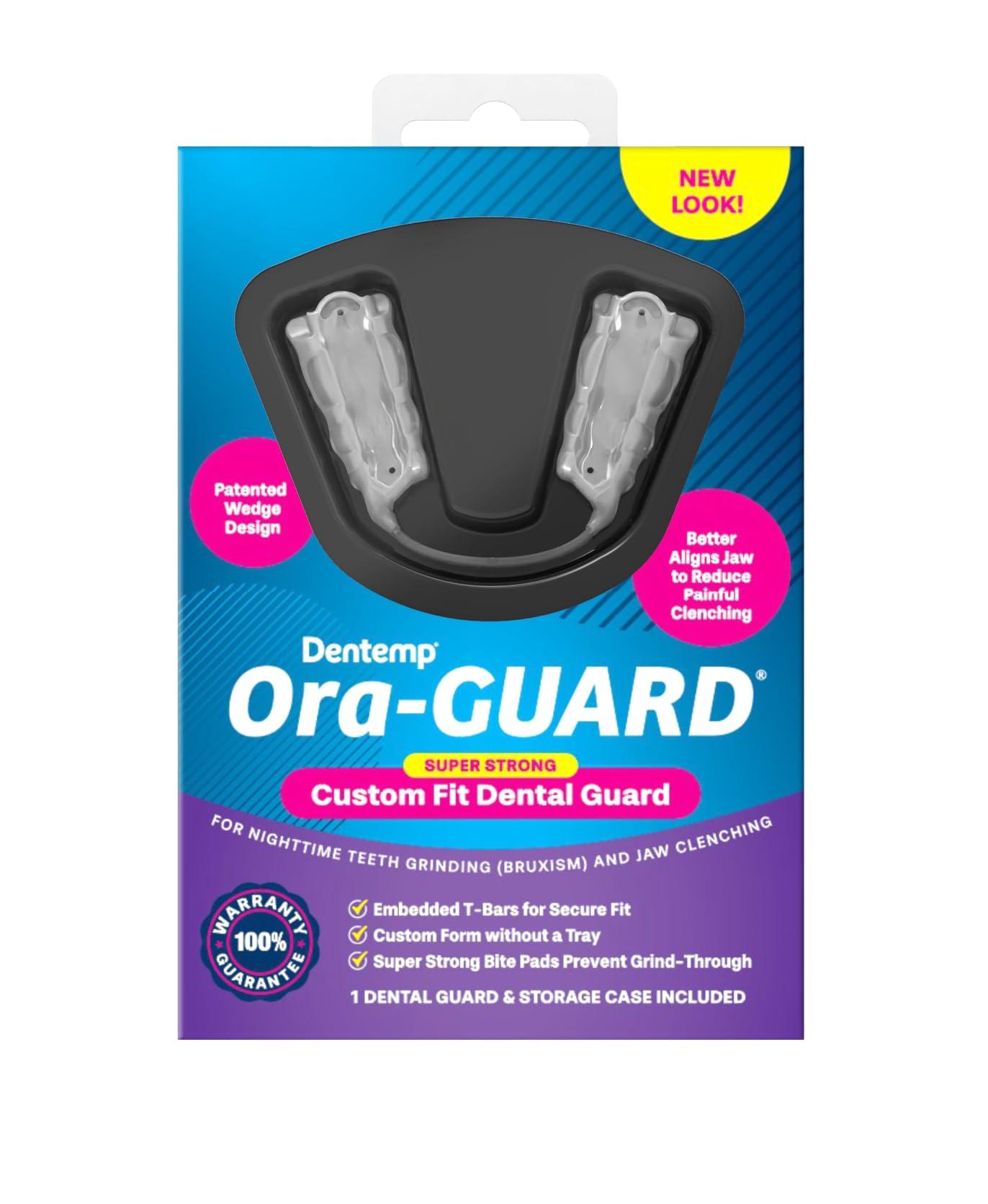 Dentemp Dentemp Ora-Guard Custom Fit Dental Guard - Bruxism Night Guard for Teeth Grinding - Mouth Guard for Clenching Teeth at Night - Comfortable Mouth Guard for Sleeping - Relieve Soreness in Jaw Muscles