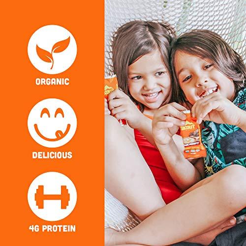 Skout Organic Skout Organic Peanut Butter Chocolate Chip Real Food Bars for Kids (6 Pack) | Organic Snacks for Kids | Plant-Based Nutrition, | Vegan | Gluten, Dairy, Grain & Soy Free