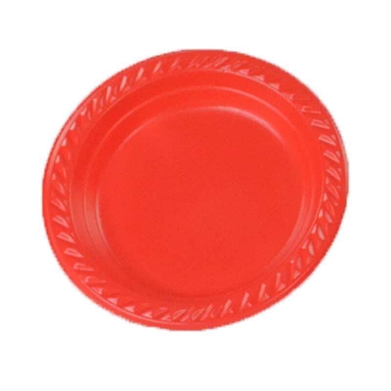 Generic Red 12 Ounce Plastic Disposable Bowl Red - Pack of 50 (100)