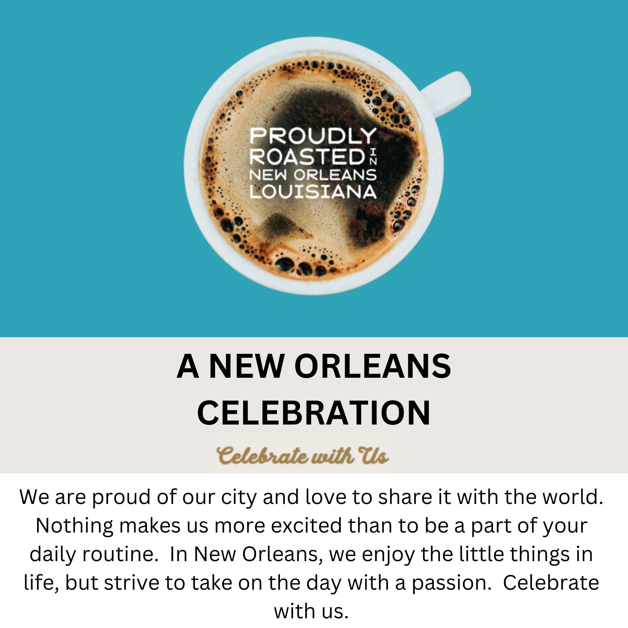 New Orleans Roast New Orleans Roast 100% Pure French Chicory - 12oz (Pack of 6) - Coffee Alternative, Acid Free, Caffeine Free, Dark Roast, Brew Just Like Coffee, Blend Chicory Root with Coffee, Coffee Substitute, Keto (New Resealable Bag)