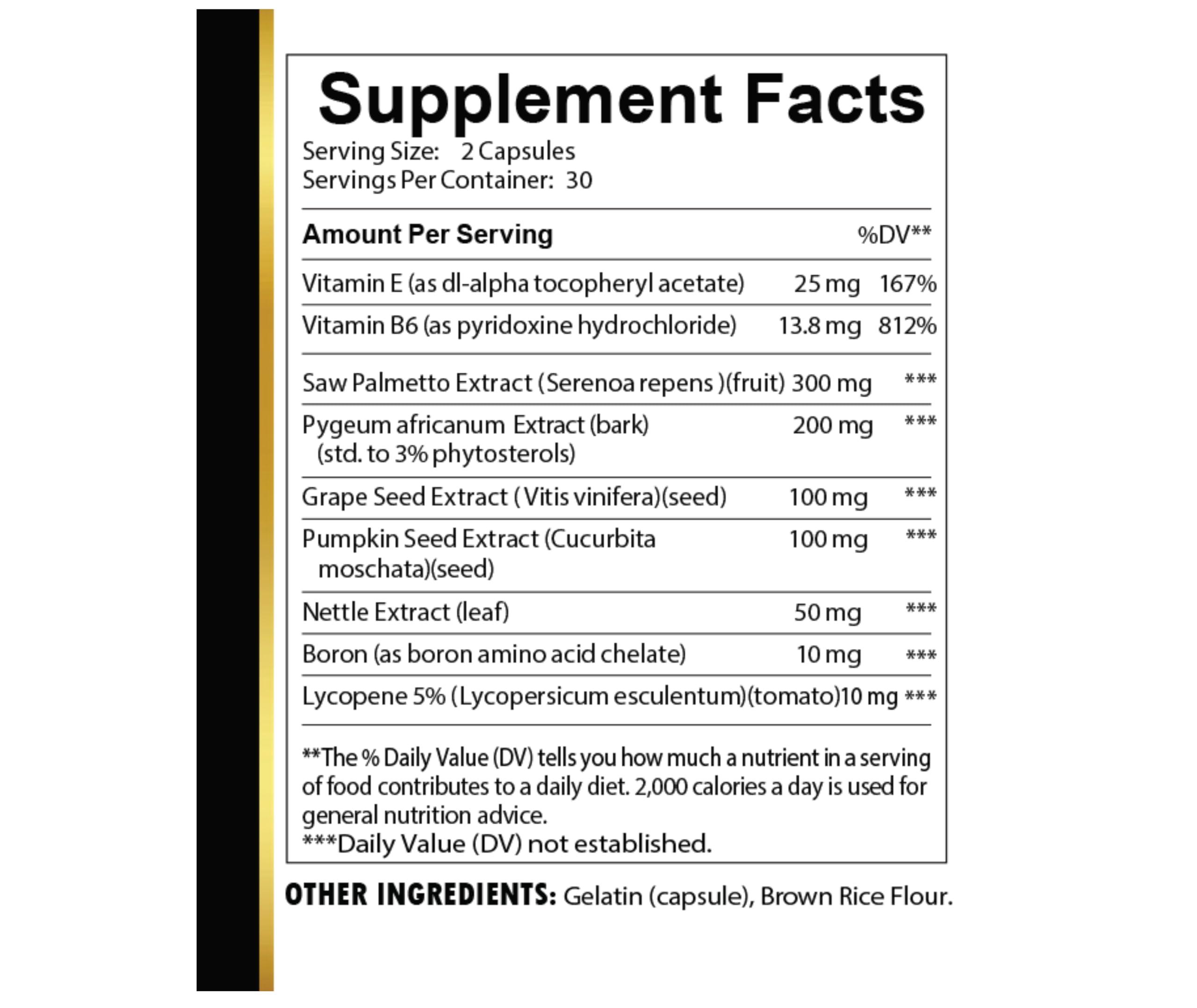 OLANTA TRADE SOLUTION prostate supplements for men - PROSTATE COMPLEX - Prostate wellness, Prostate health vitamins, prostate and urinary health supplement, prostate defense supplements for men - 2 Bottles