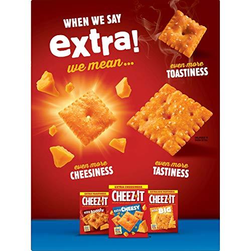 Cheez-It Cheez-It, Baked Snack Cheese Crackers, Reduced Fat Original, Made with 100% Real Cheese, 11.5oz Box(pack of 4)