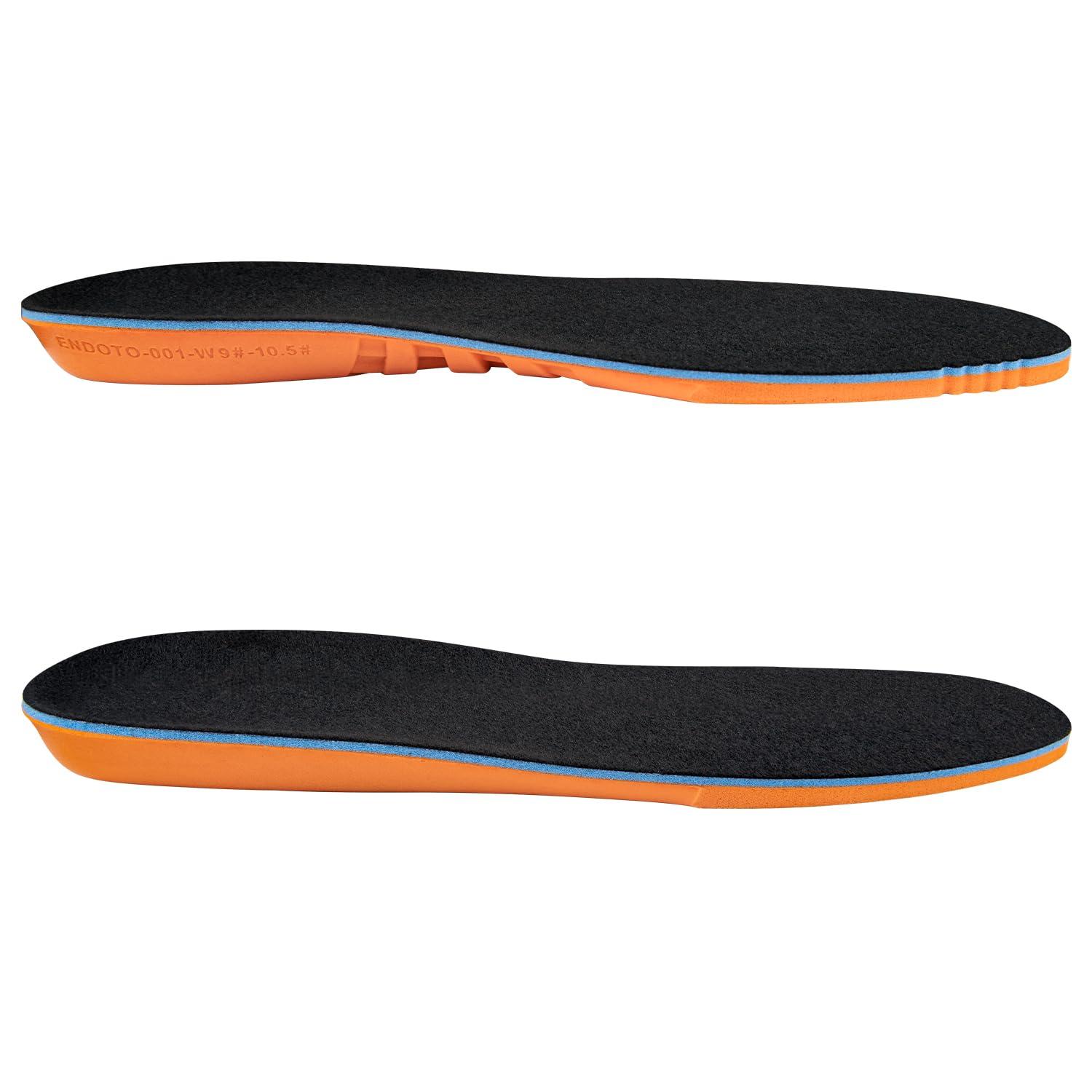 Endoto Replacement Insoles for Timberland Pro Men and Women Boot Shoes, Footwear Inserts Comfort & Foot Pain Relief(Size:Men10.5-EU43.5)