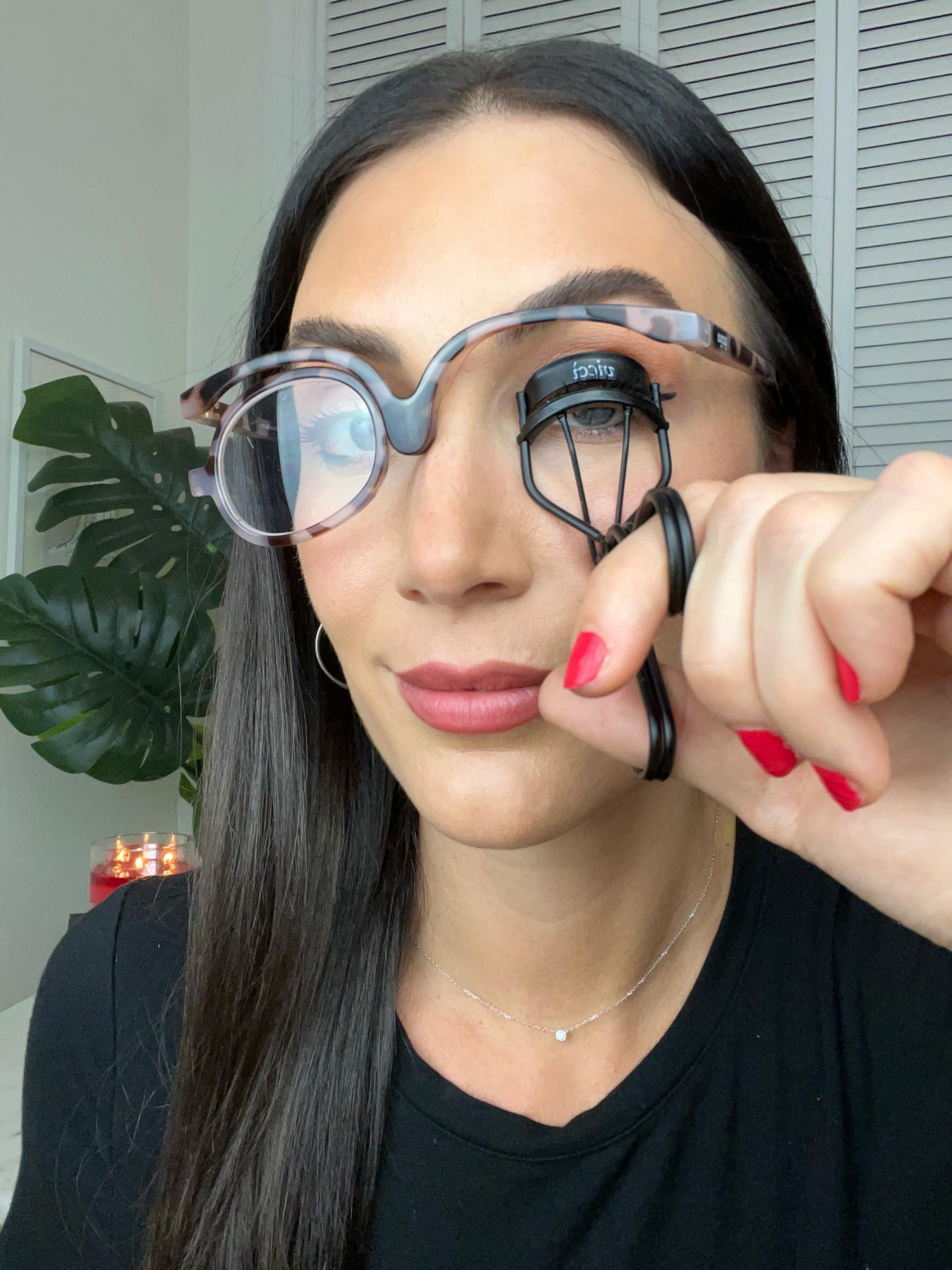 VICCI VICCI Makeup Reading Glasses | Cosmetic Readers Flip Up Lens Magnifying Eyeglasses for Women | Dual-Purpose Functionality, Lightweight Makeup Glasses Offer Distortion-Free Vision +1 | Tortoise