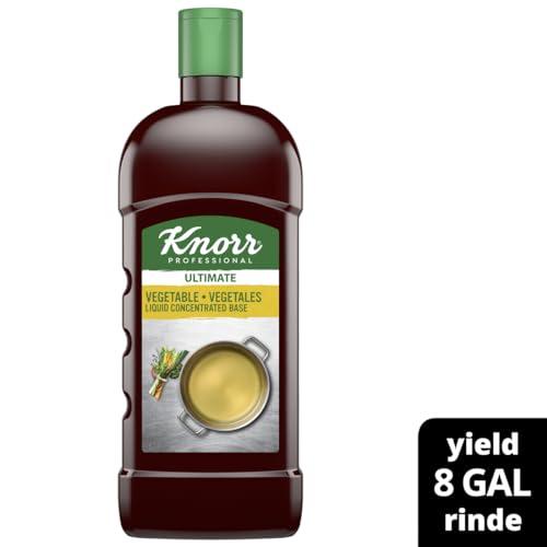 Knorr Knorr Professional Ultimate Vegetable Liquid Concentrated Base Scratch Like Flavor Aromatic Stock Base, Gluten Free, No Artificial Flavors, Colors, Preservatives, No Added MSG, 32 oz, Pack of 4