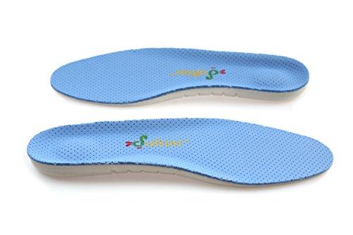 Softior Softior Heavy-Duty Sport & Work Arch Support PU Insoles for Sport Work Hiker Shoes Boots,Men's Sizes 7-13 Blue