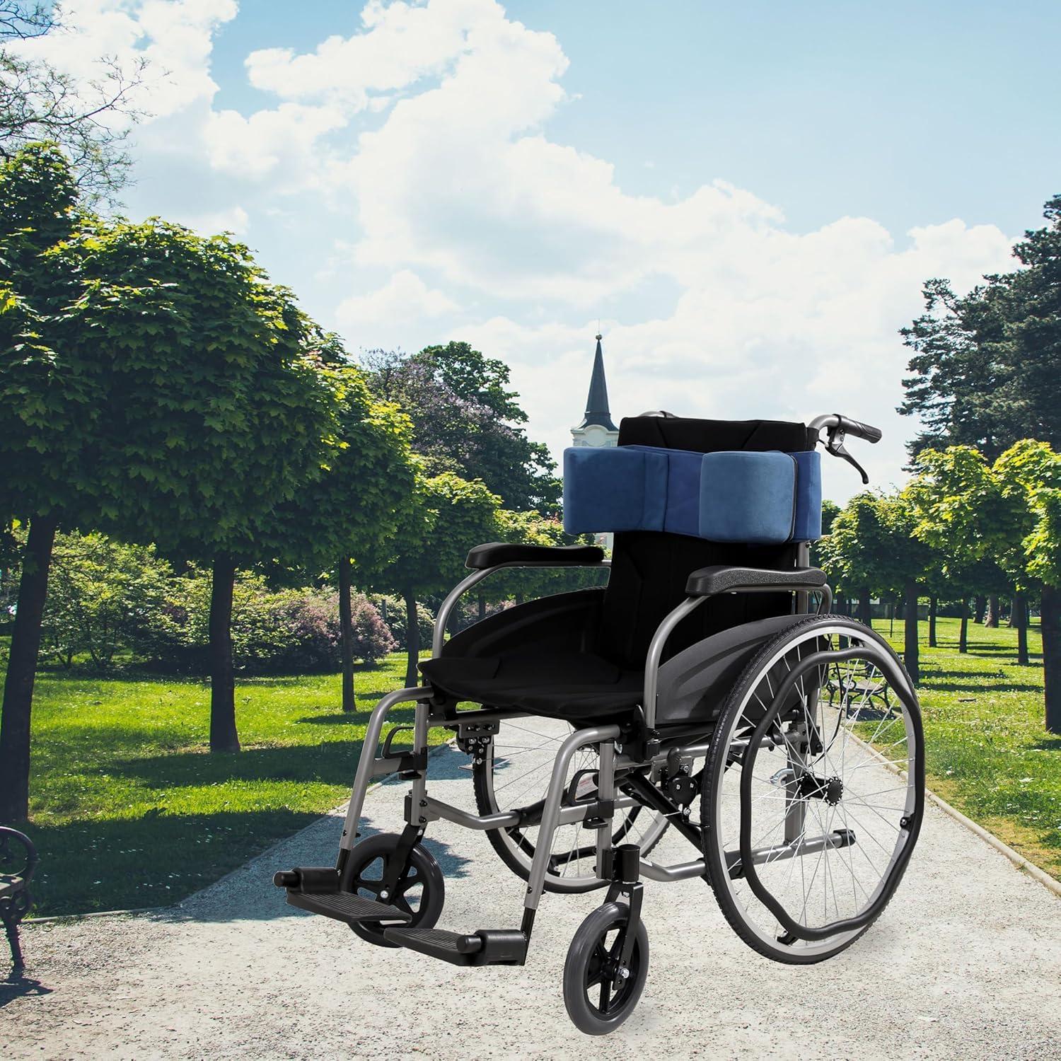 SXZCYX SXZCYX Lateral Support for Wheelchair Side Guards, Adjustable Wheelchair Side Arm Lateral Support Cushion, Wheelchair Wedge Back Cushion, Wheel Chair Cushions Wheelchair Accessories