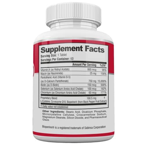 Acnetame Acnetame Acne Pills- Acne Tame Supplement- Clear Skin Vitamins Pill for Oily Skin Treatment, Hormonal Blemishes, Anti Spots & Cystic Acnes Supplements for Women, Men, Teens & Adults- 60 Oral Tablets