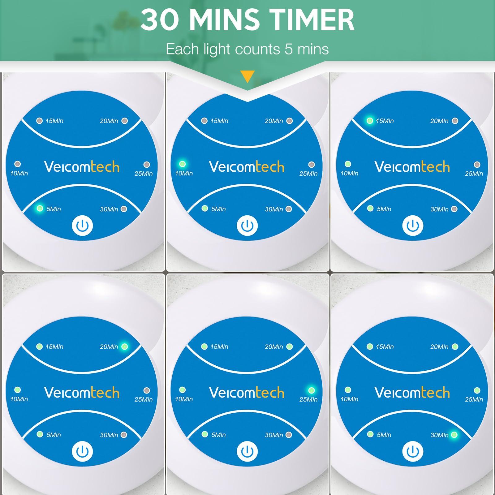 veicomtech veicomtech Ionic Foot Bath Detox Machine - Foot Detox Machine, Detox Foot Spa System for Home Salon Spa Club 2 Arrays 100 Tub Liners