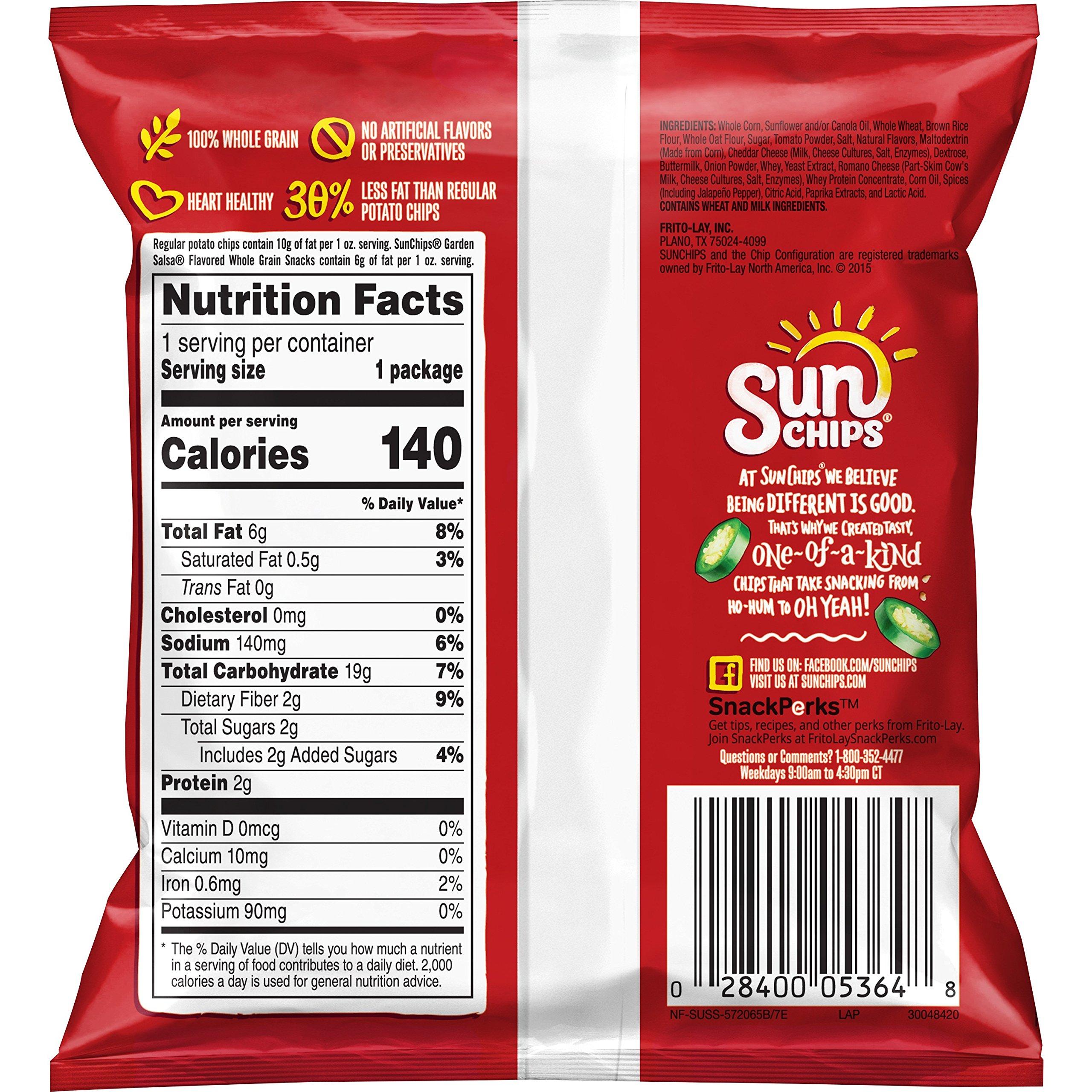 Sun Chips SunChips Multigrain Snacks, Variety Pack, 1 Ounce (Pack of 40)