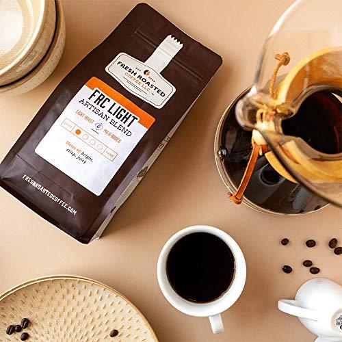 Fresh Roasted Coffee Fresh Roasted Coffee, FRC Light Roast Blend, 2 lb (32 oz), Kosher, Ground