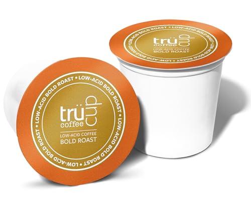 TRUCUP trcup Low Acid Bold Roast Coffee - Recyclable 48 Count Coffee Pods