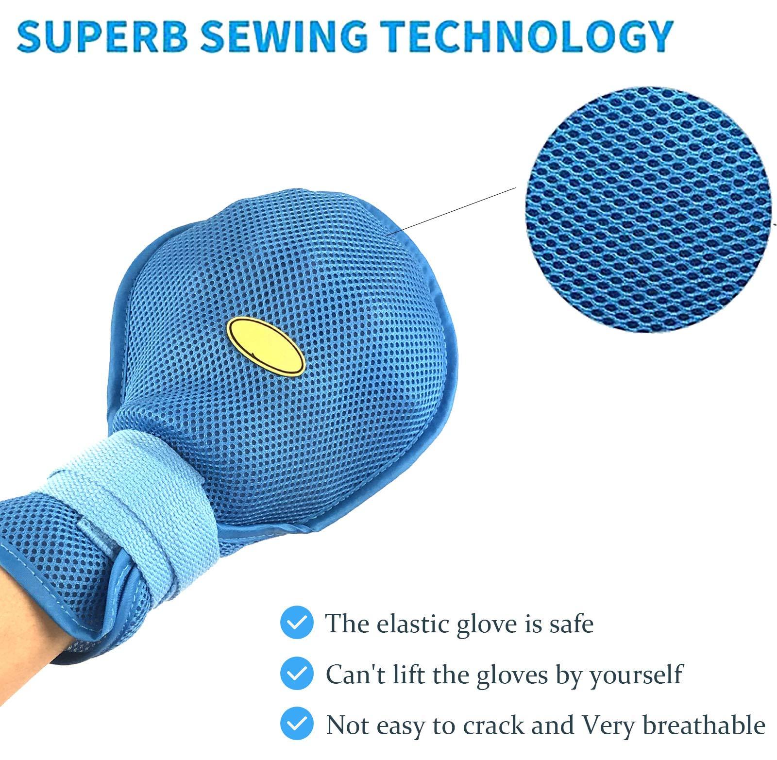 Fanwer Fanwer Dementia Restraint Gloves - 2PCS, Control Mitts Safety Hand Glove, Restraint Mitts, Dementia Products for elderly