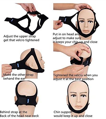 yunli Professional Anti Stop Snore Snoring Chin Strap Belt