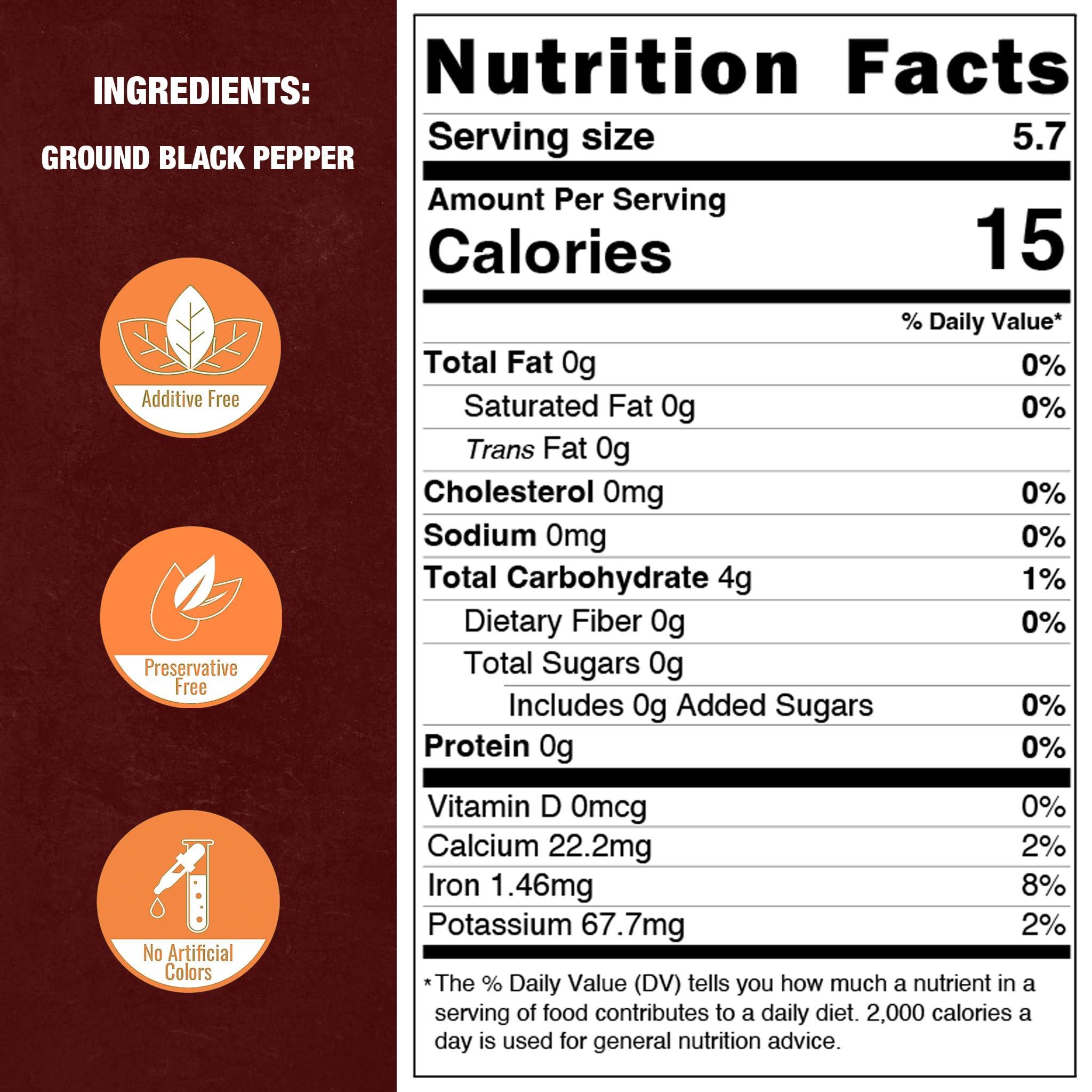 MACPEPPER MACPEPPER Vietnamese Specialty Premium Ground Black Pepper, Gluten Free, Non-GMO, Sun-Dried, 5 Ounce (Pack of 1)