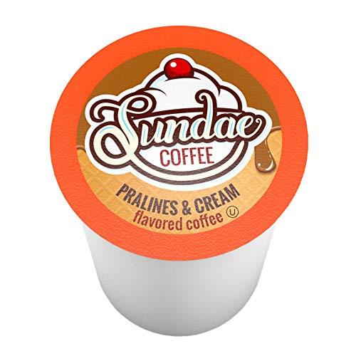 Two Rivers Coffee Two Rivers Coffee Ice Cream Flavored Coffee Pods, Variety Sampler Pack for Keurig 2.0 K Cup Brewers, 100 Count