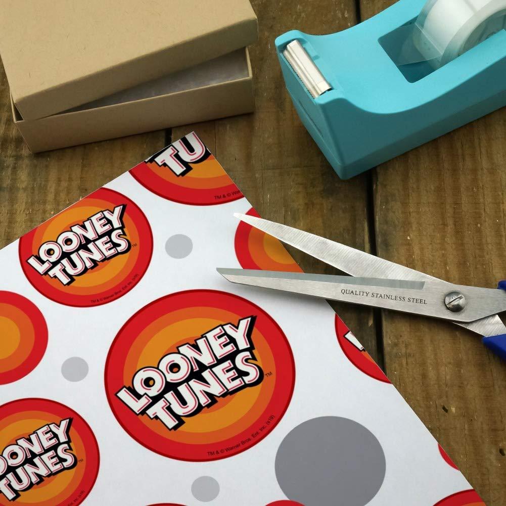 GRAPHICS & MORE GRAPHICS & MORE Looney Tunes Logo Gift Wrap Wrapping Paper Roll
