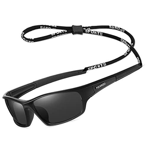 willochra willochra Full lens Polarized Reading Sunglasses Readers For Men Women Ultralight Wrap Around Sport Driving Anti-Fatigue Goggles (black, 3.5, multiplier_x)