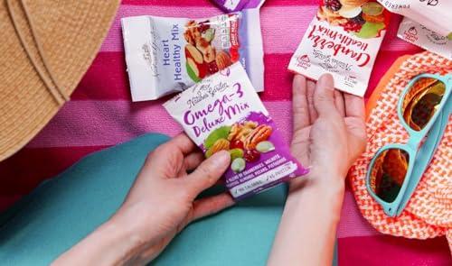 YESY Nuts Individual Packs - Healthy Snacks for Adults that includes Raw Almonds, Pistachios in shell, Sunflower seeds, and Planters nuts - Trail Mix Individual Packs - Perfect hiking snacks and travel snacks. (38 PACK)