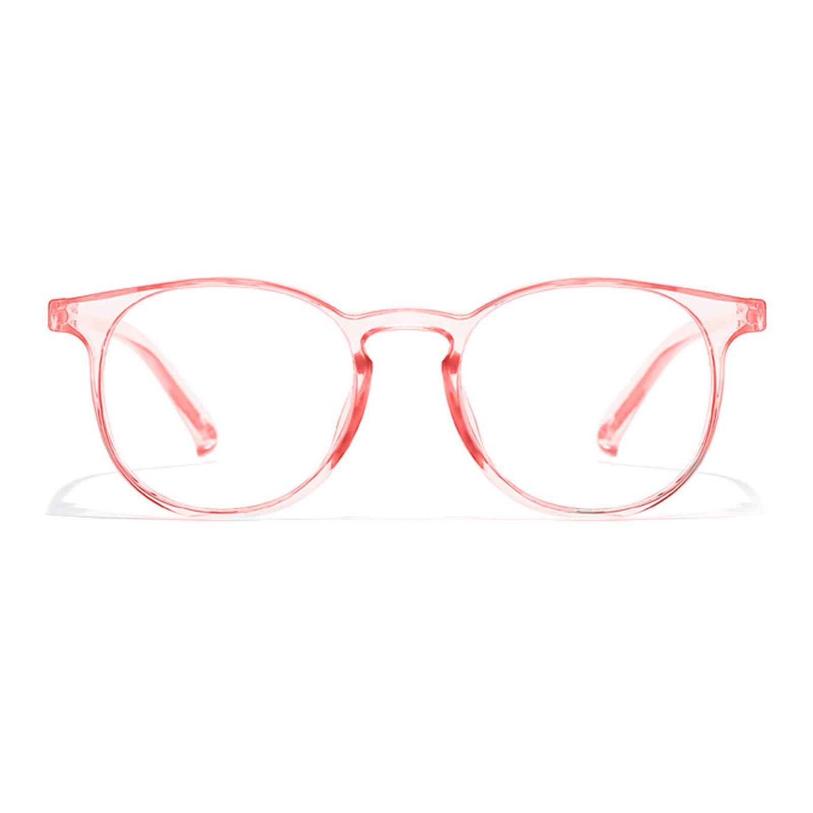 willochra Safety Bifocal Reading Glasses with Clear Lenses, Blue Light Blocking Glasses for Women, UV400 protective eyewear (pink, 1.0)