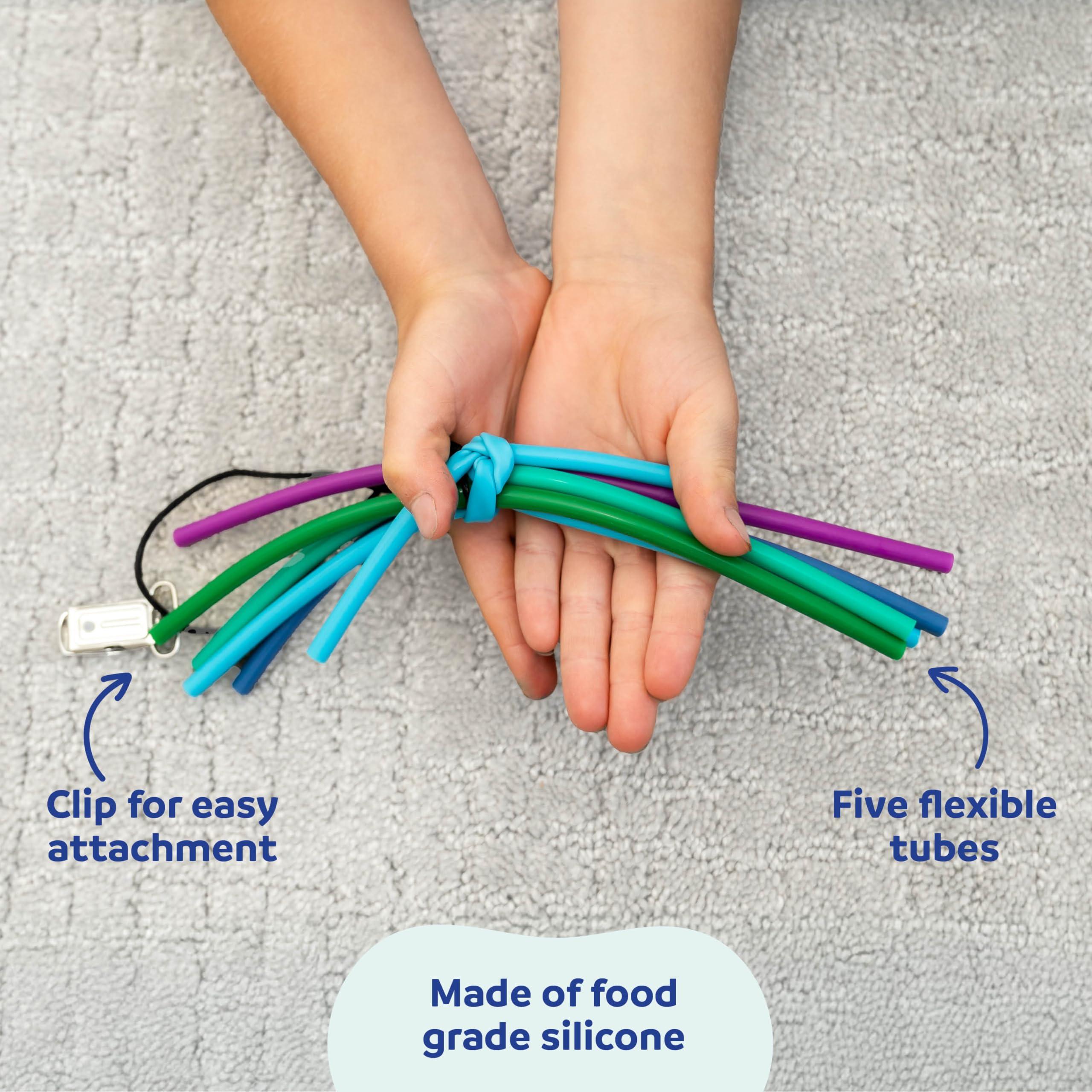 Fun and Function Fun And Function Spaghetti Chewy Fidget Chewy Tubes for Kids Oral Sensory Chewy Toy for Kids Therapeutic Fidget Sensory Noodles Light Chewers