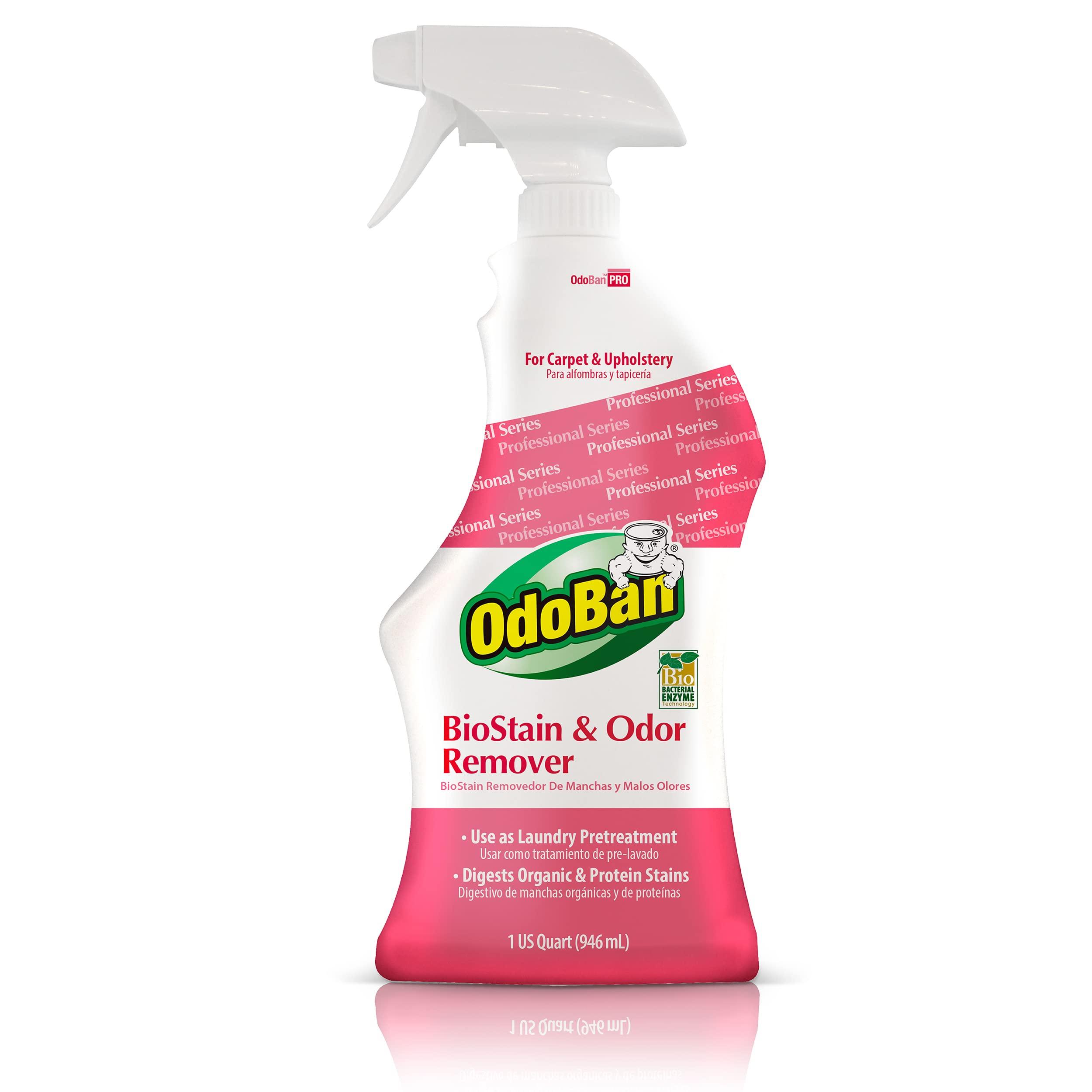 OdoBan OdoBan Professional Cleaning BioStain and Odor Remover for Carpet and Upholstery, 32 oz Ready-to-Use Spray