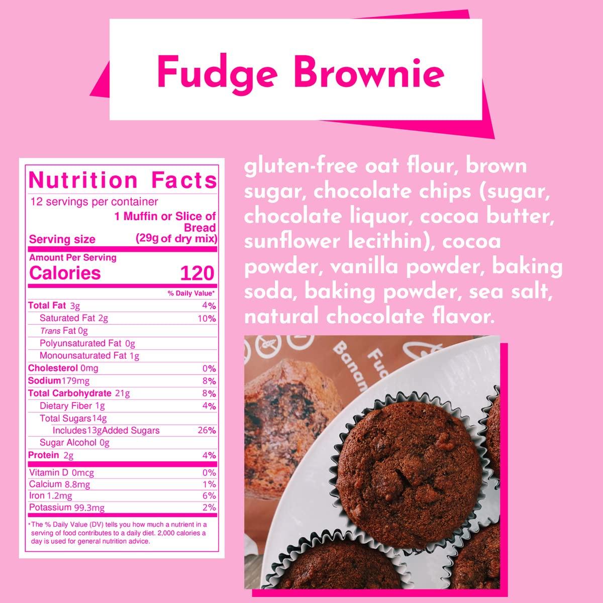 GoNanas GoNanas Banana Bread Mix - Bundle of 2 Flavors. Vegan, Gluten Free Healthy Snacks. Oat Flour Banana Bread or Banana Muffin Mix. Women Owned, US Ingredients, Dairy Free, Nut Free, Delicious Snacks