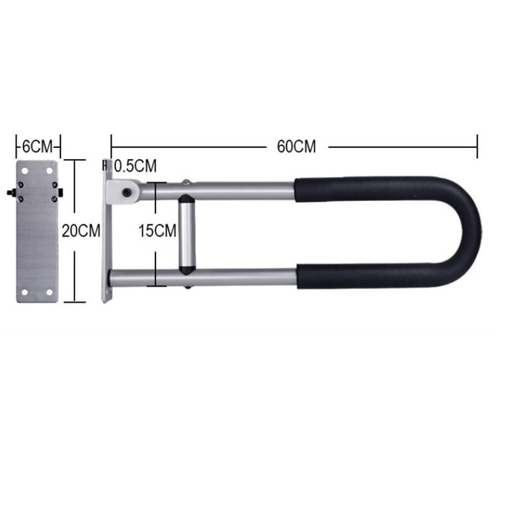 BRAGUE Bathroom Handrail Elderly Safety Railing Home Handle Non-Slip Barrier-Free Up and Down Booster Frame Suitable for The Elderly, Disabled People to Use The Rise and Fall Aids