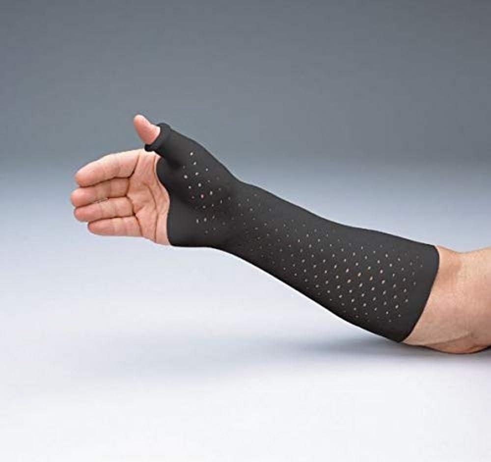 Rolyan Rolyan AquaForm Zippered Wrist and Thumb Spica Splint, White, Short, Small, Supportive Brace for deQuervain\'s Syndrome, Arthritis, Dislocation, Gamekeeper\'s Thumb, MCP Fracture