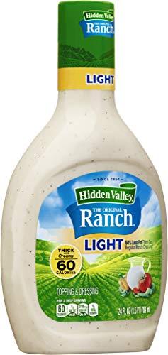 Hidden Valley Hidden Valley Ranch Dressing & Dipping Sauce, Light Ranch Dressing, Gluten Free Salad Dressing, 24 Ounces