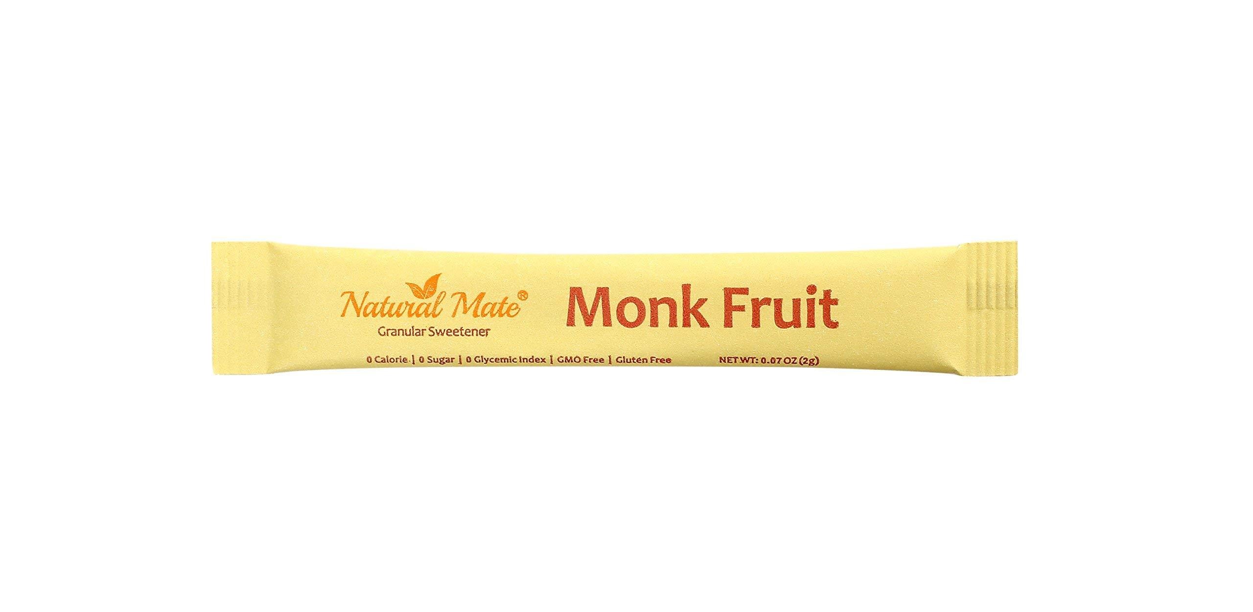 Natural Mate Natural Mate Monk Fruit Sweetener Packets, 500 Count (2 grams/packet) | 1 Pack