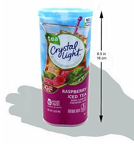 Crystal Light Crystal Light Raspberry Iced Tea Drink Mix, 12-Quart 1.6-Ounce Canister (Pack Of 7)