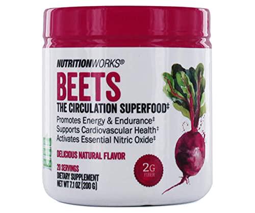 Nutrition Works Nutrition Works Beets Superfood Powder Drink Mix for Energy and Endurance, 7.1 Oz.