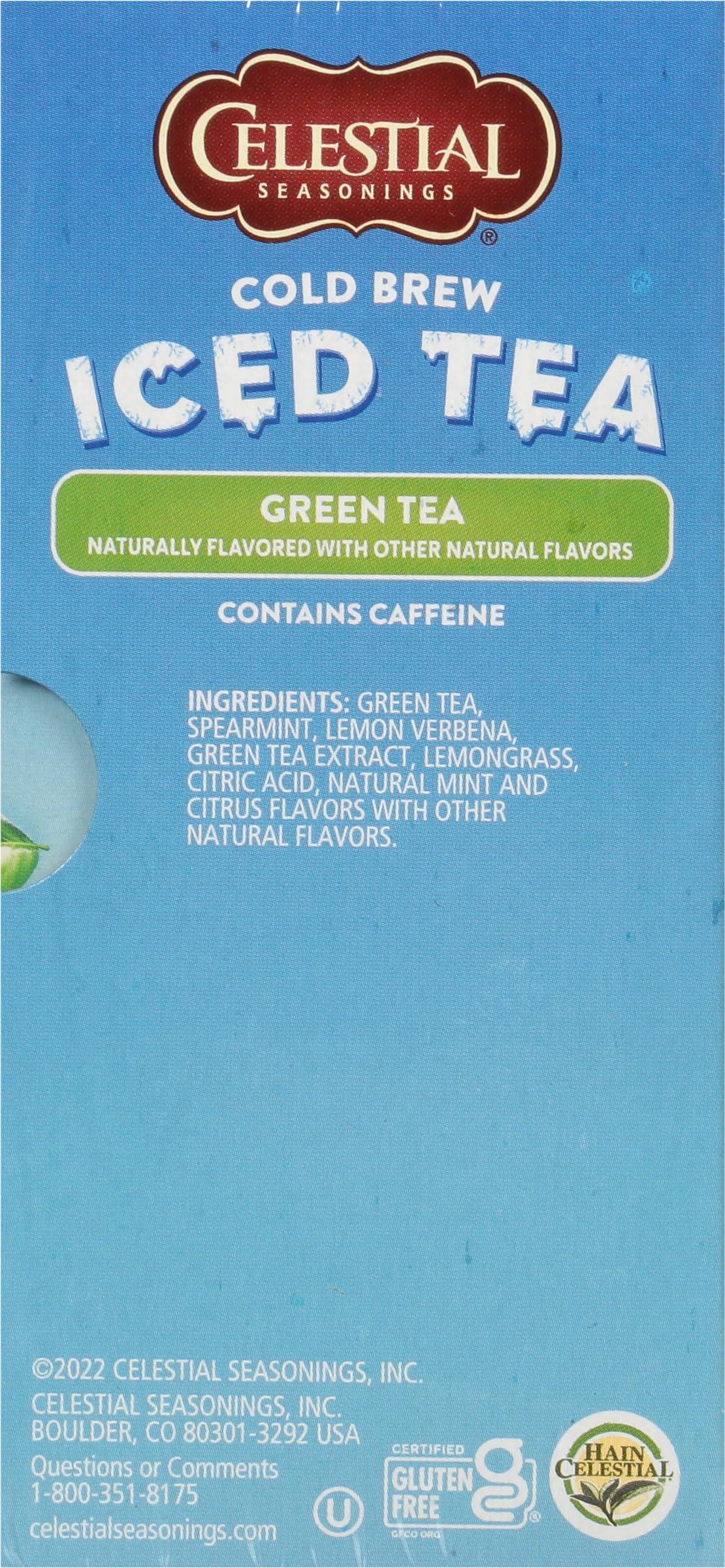 Celestial Seasonings Celestial Seasonings Cold Brew Green Iced Tea 18 Count (Pack of 6)