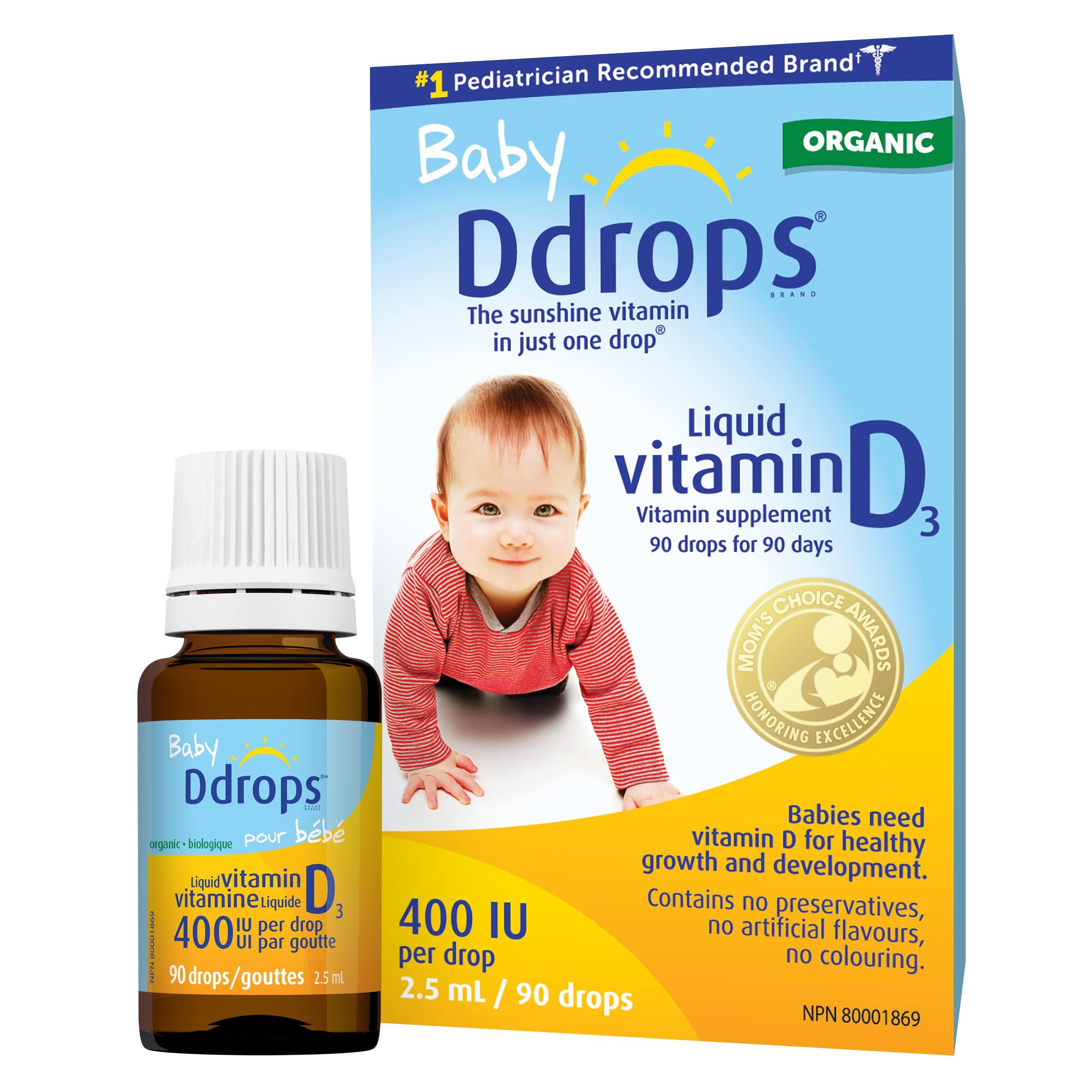 Ddrops D Drops Baby Liquid Vitamin D (90 Drops)