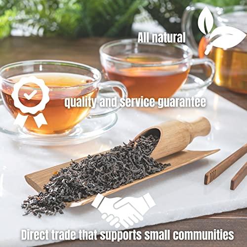 Slofoodgroup Slofoodgroup Ceylon Black Tea - Loose Leaf Black Tea from Sri Lanka - Pekoe Grade Tea Leaf (16 OZ)…