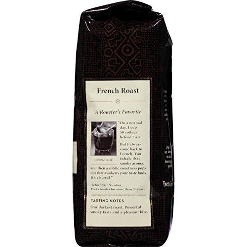 Peet's Coffee Peet's Coffee French Roast Dark Roast Whole Bean Coffee, 12 Ounce Bag