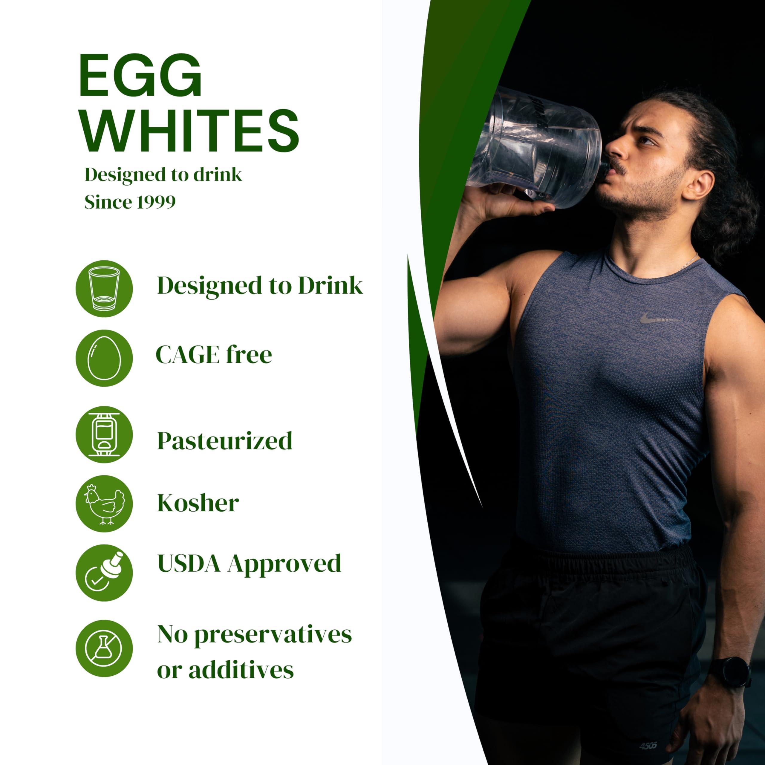 EGG WHITES INTERNATIONAL WWW.EGGWHITESINT.COM Egg Whites International 100% Pure Liquid Egg White Protein Designed to Drink. NOW 100% CAGE FREE (2 Gallons & Pump)