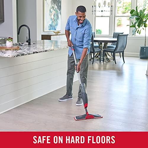 Rubbermaid Rubbermaid Reveal Spray Mop Floor Cleaning Kit, 3 Reusable Microfiber Wet Pads, 1 Refillable Bottle, Cordless, Multi-Surface Mopping for All Home/Bathroom/Office Floors