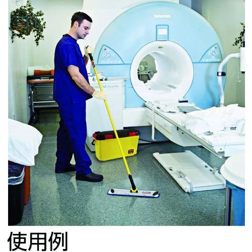 Rubbermaid Rubbermaid Commercial Products Mop Head for Microfiber Damp Mop, 18-Inch, Blue, Heavy-Duty Single Sided Cleaning Cloth for Hardwood/Tile/Laminated Floors in Kitchen/Lobby/Office