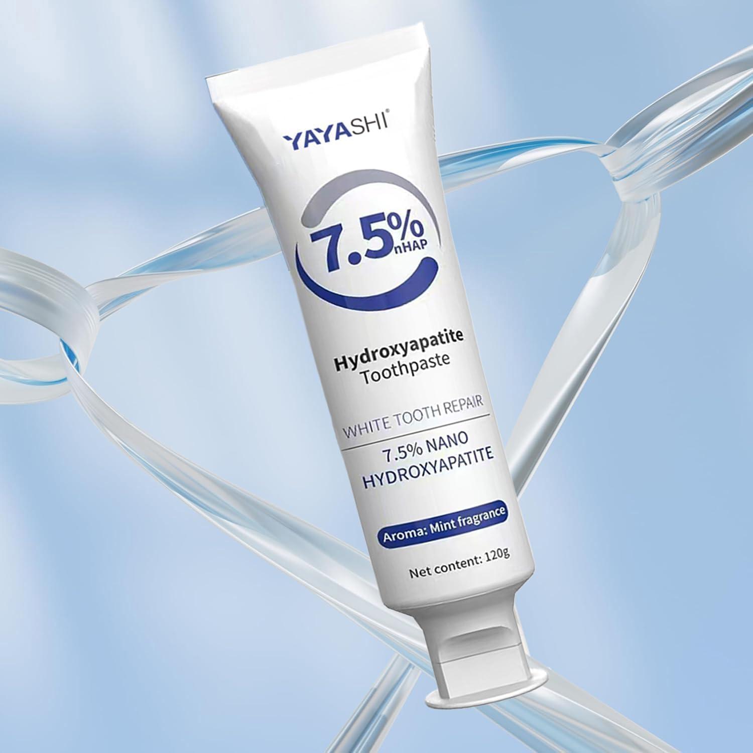 MGY Hydroxyapatite Toothpaste for Enamel Protection, Fluoride-Free Formula with Gentle Mint, for Sensitive Teeth, Daily Protection, Long-Lasting Fresh Breath, 4.23Oz (Sp6*2)