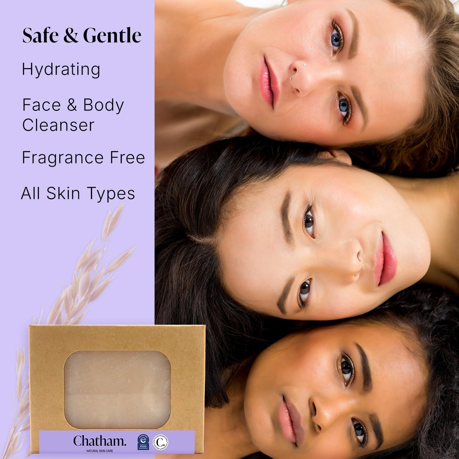 Chatham Natural Skin Care Chatham Natural Skin Care Eczema Relief Oatmeal Soap, oatmeal bath, treatment for eczema rosacea, psoriasis