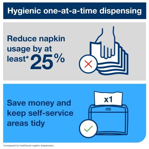 Tork Tork Xpressnap Natural Dispenser Napkin N4, Universal, Interfold 1-ply, 13" x 8.5", 12 x 500 napkins, DX906E