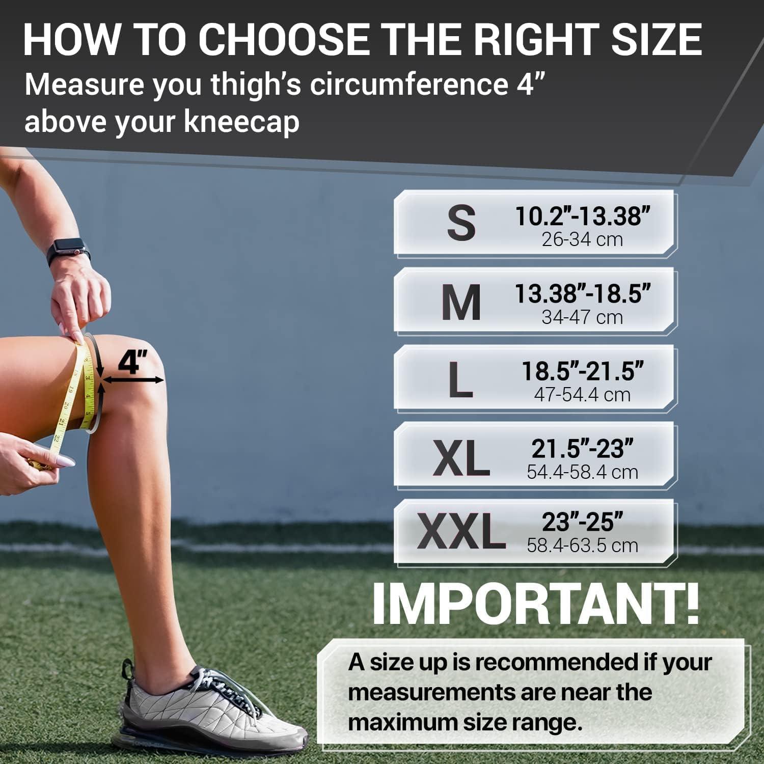 DR. BRACE DR. BRACE ELITE Knee Brace with Side Stabilizers & Patella Gel Pads for Maximum Knee Pain Support and fast recovery for men and women-Please Check How To Size Video (Mercury, Medium)