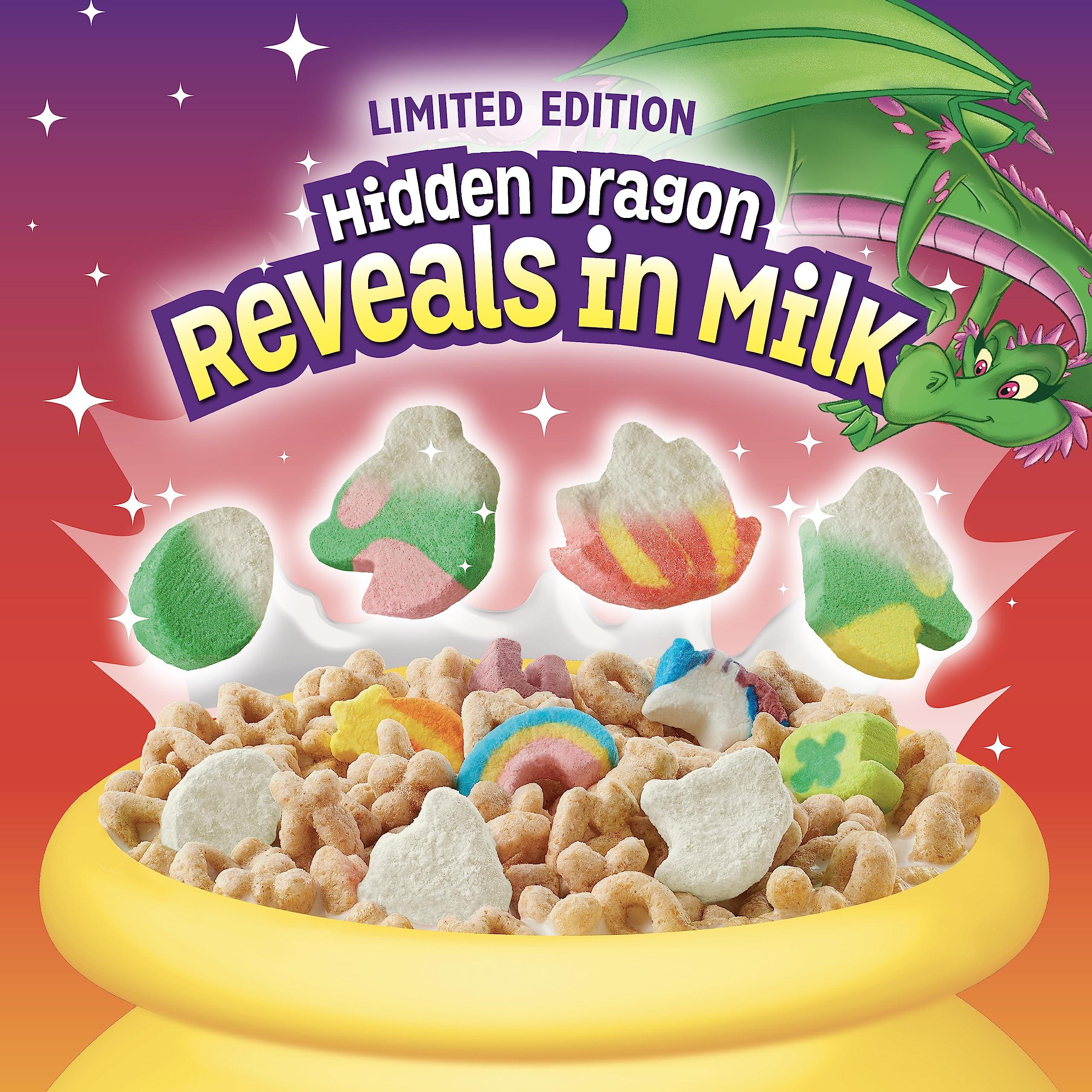 Lucky Charms Lucky Charms Gluten Free Cereal with Marshmallows, Kids Breakfast Cereal with Whole Grain Oats, 10.5 OZ (Pack of 3)