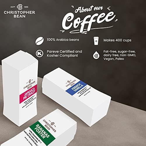 Christopher Bean Coffee Christopher Bean Coffee - Liquid Coffee Concentrate 30 to 1 Blend Bag in Box Instant Coffee or Cold Brew Concentrate - Hot or Iced Coffee Drinks - Chocolate Indulgence