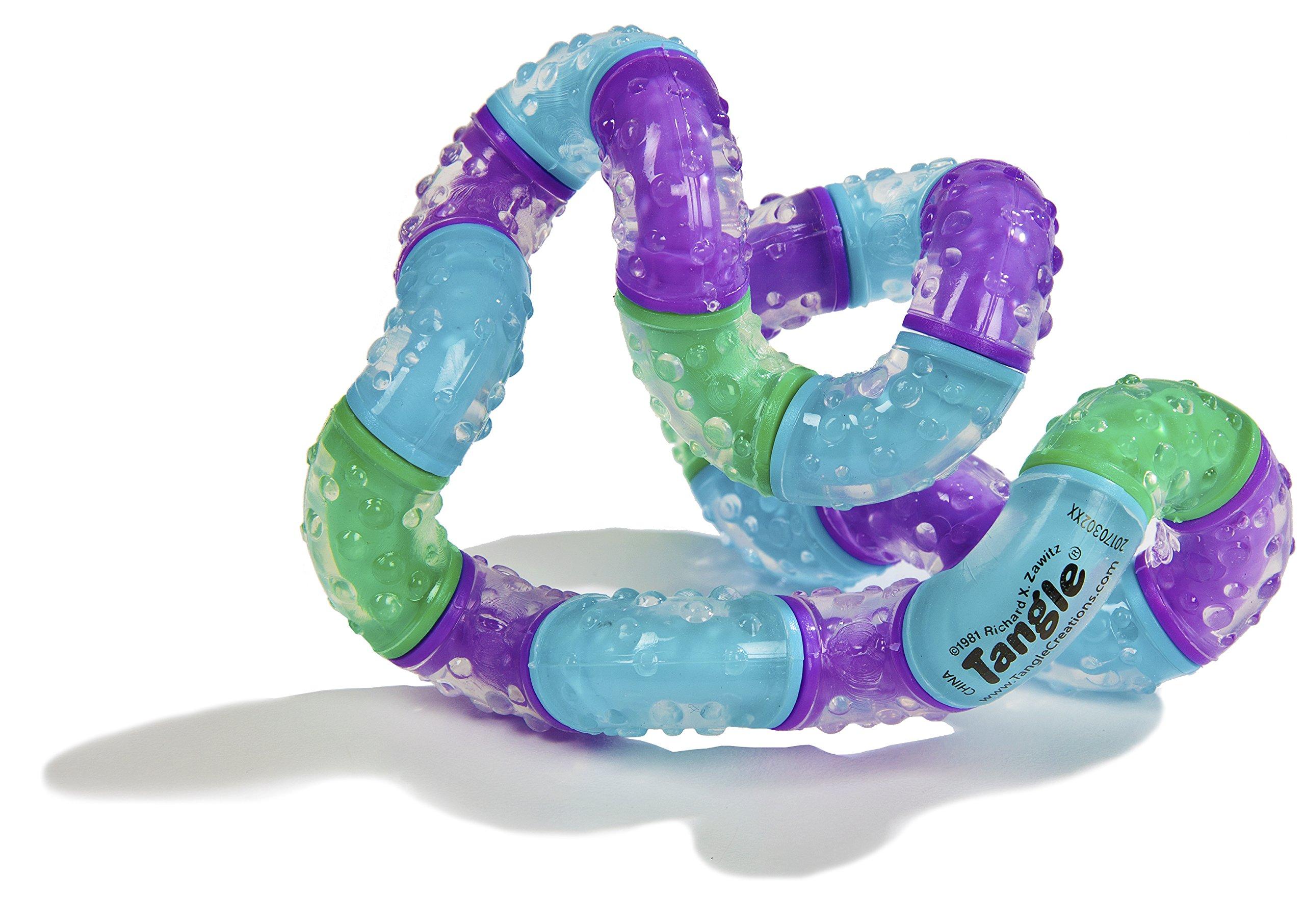 S&S Worldwide Tangle Therapy - Fidget Tangle to Reduce Anxiety - Rubber Textured Fidget for Hand Therapy - Tangle Fidget Toy - Tangle Therapy Toy