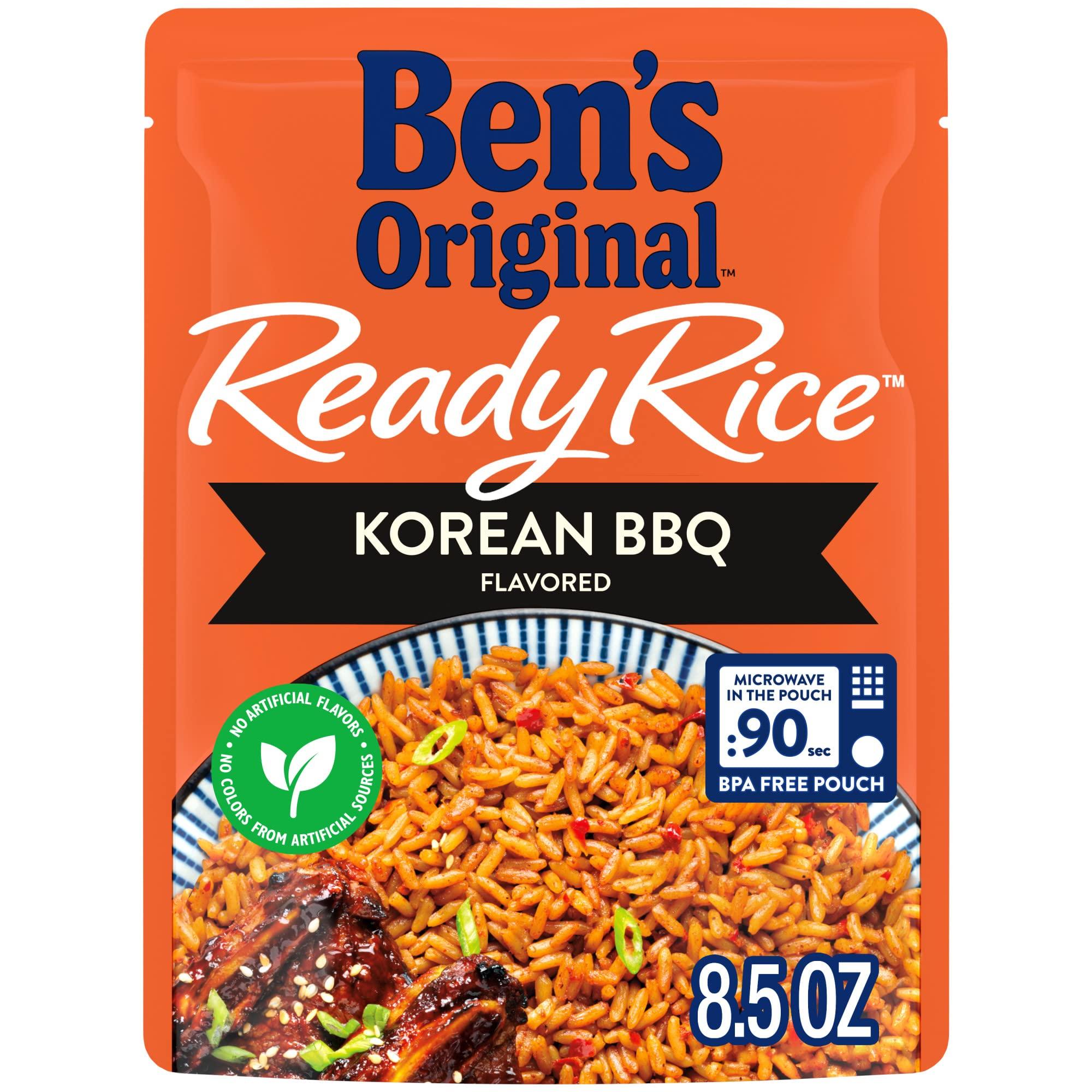 BEN'S ORIGINAL BEN'S ORIGINAL Ready Rice Korean BBQ Flavored Rice, Easy Dinner Side, 8.5 oz Pouch