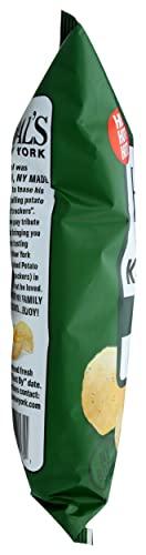 Hal's New York Hal\'s New York Kettle Chips, Jalapeo Kettle Cooked Potato Chips, No Artificial Colors or Flavors, Kosher, Gluten Free, 5 Ounce (Pack of 12)